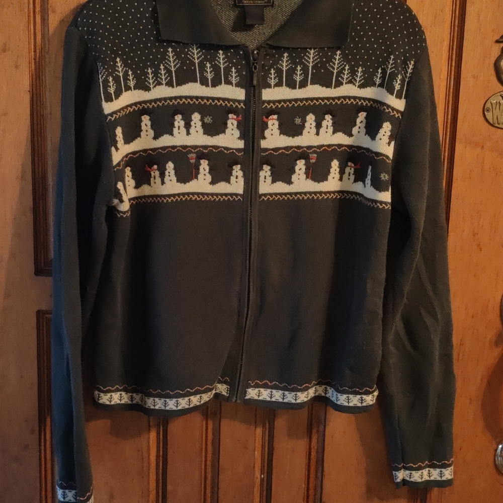 Women's Woolrich snowman sweater